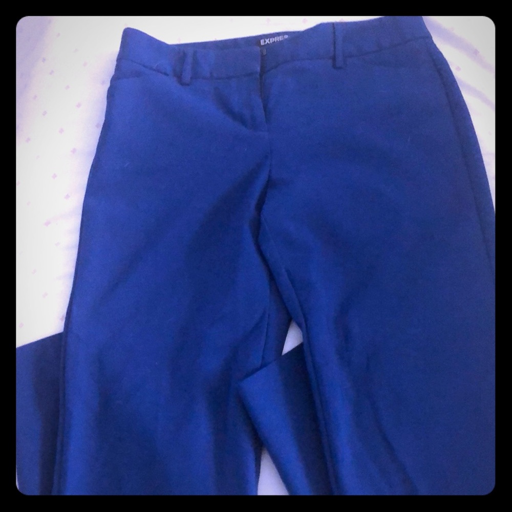 Express blue editor pants